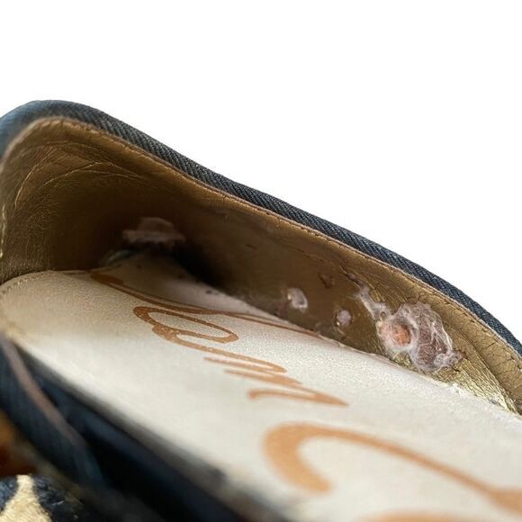 Sam Edelman leopard Riley d'orsay flats women’s size 6 - Picture 6 of 9